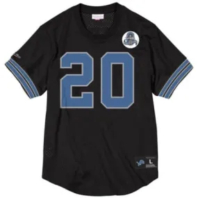 Mitchell & Ness NFL Detroit Lions Name & Number Crewneck (Black)