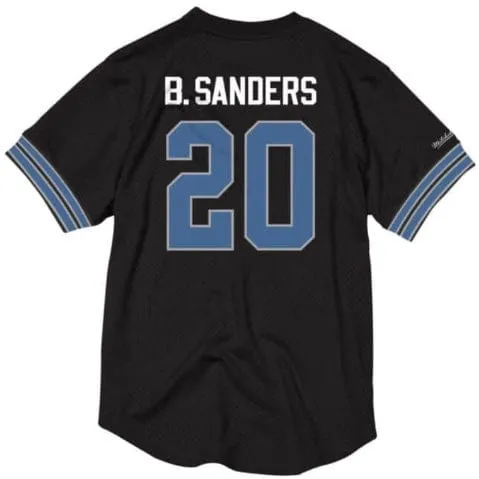 Mitchell & Ness NFL Detroit Lions Name & Number Crewneck (Black)