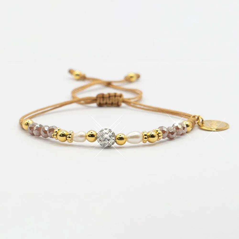 Mother and Daughter Muave Bracelet