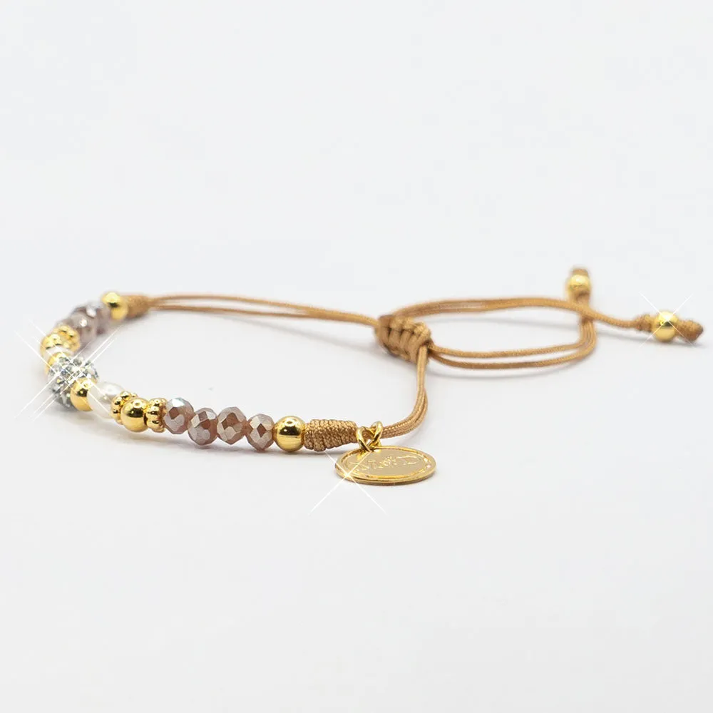 Mother and Daughter Muave Bracelet