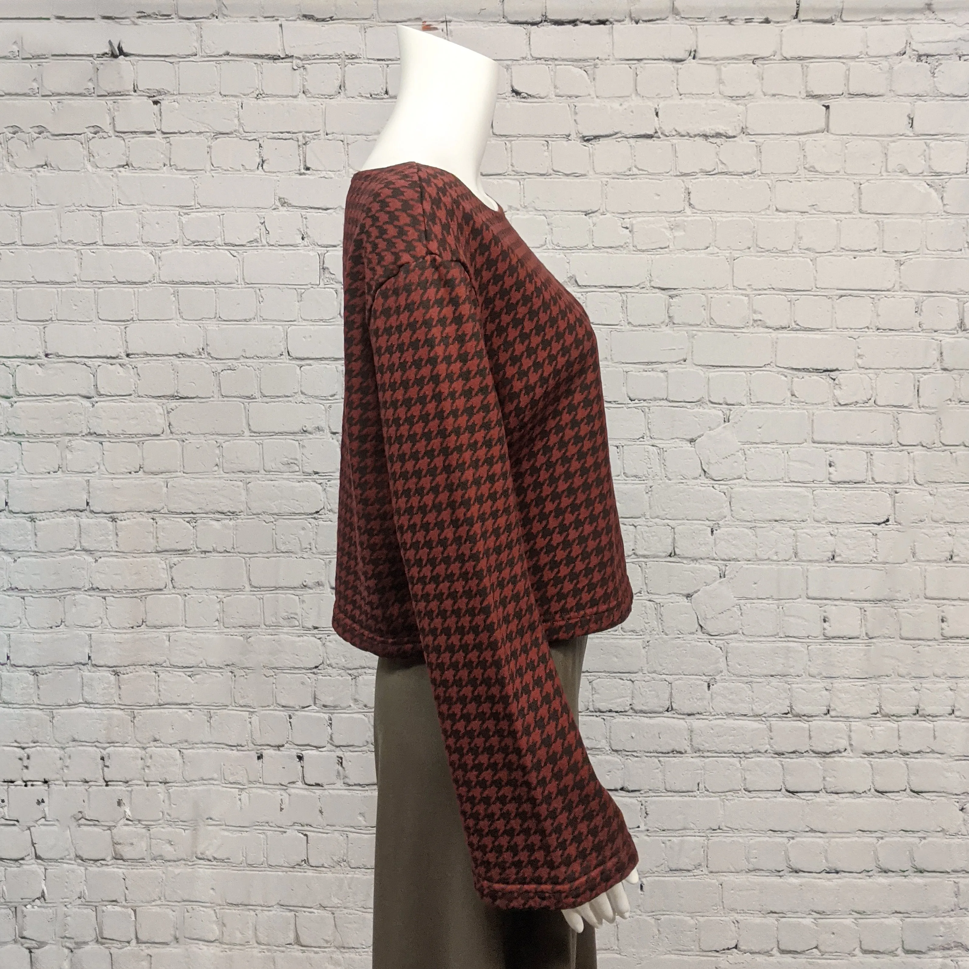 NEW! Wendy Shirt in Granada Houndstooth by Bryn Walker