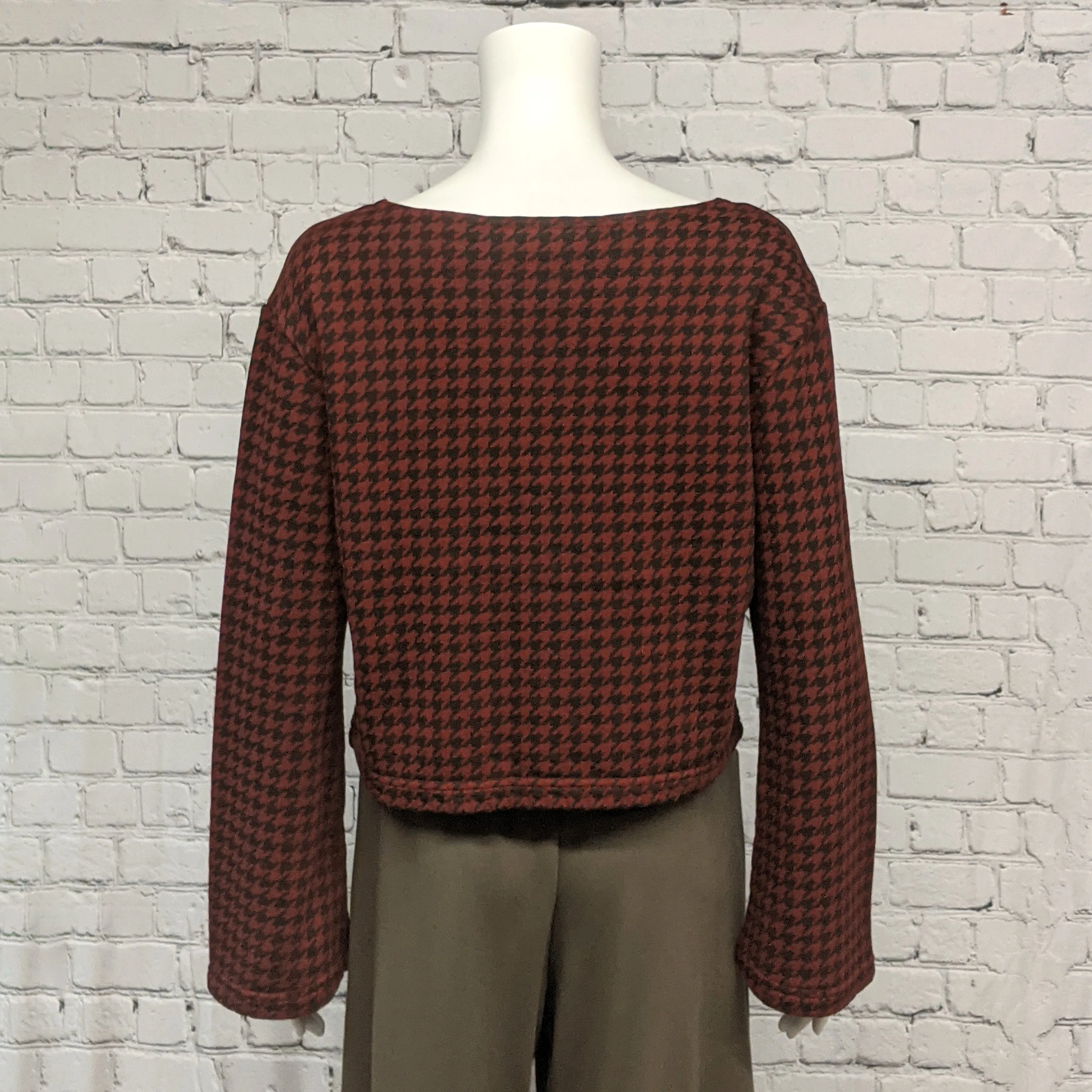 NEW! Wendy Shirt in Granada Houndstooth by Bryn Walker