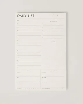 Notepad: Daily List