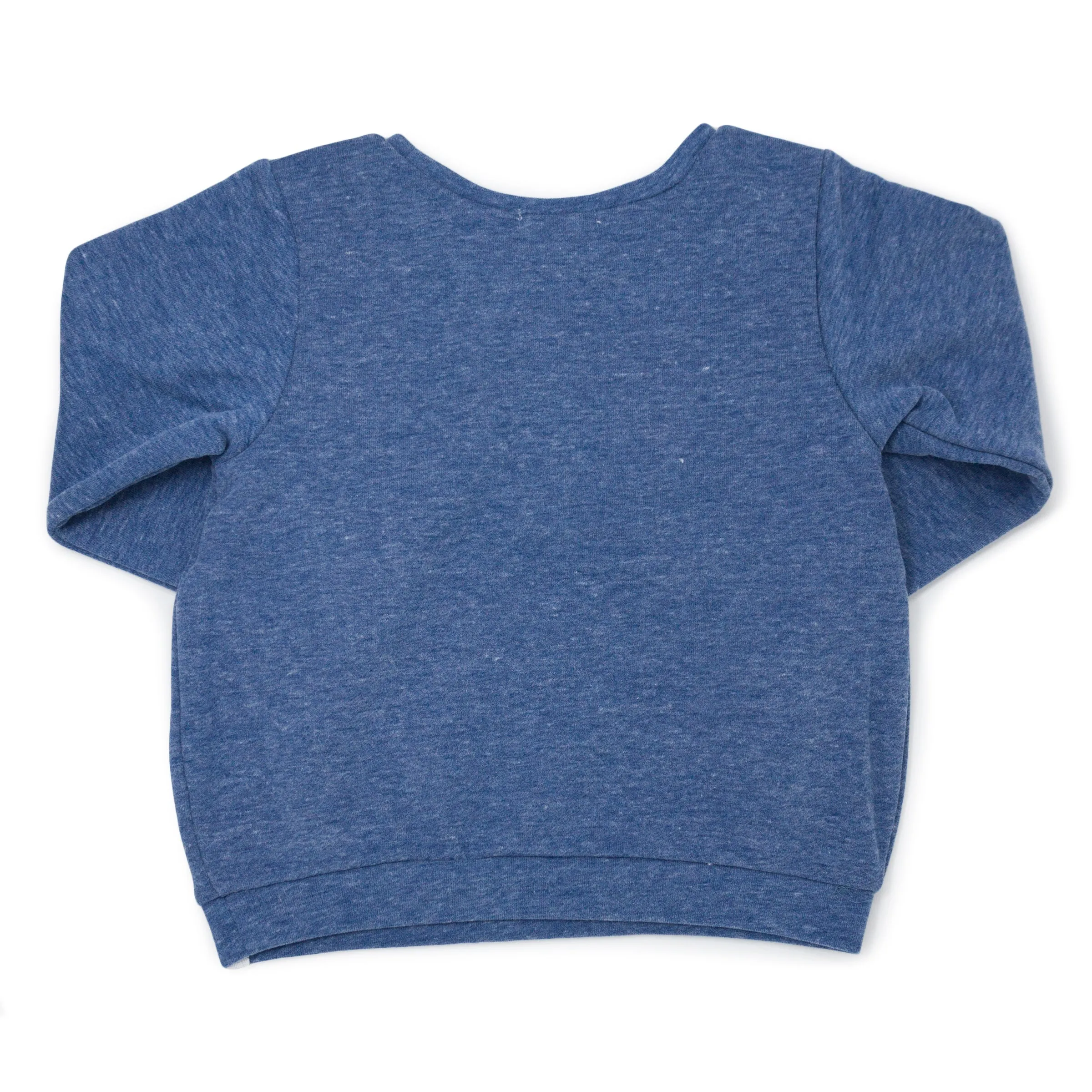 oh baby! Cotton Boxy Sweatshirt - dude print - Denim