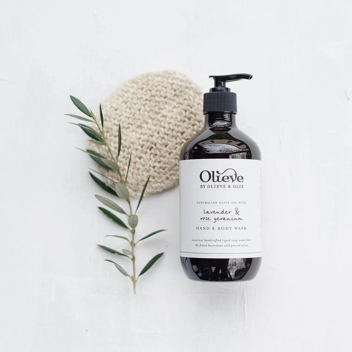 Olieve and Olie Organic Wild Lavender and Orange Geranium Hand and Body Wash