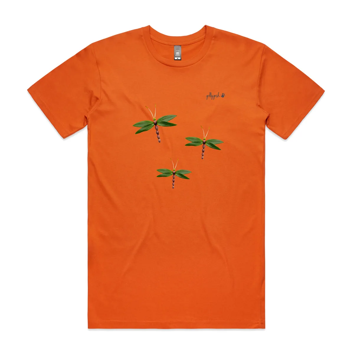 Olive Dragonflies Adult Tee