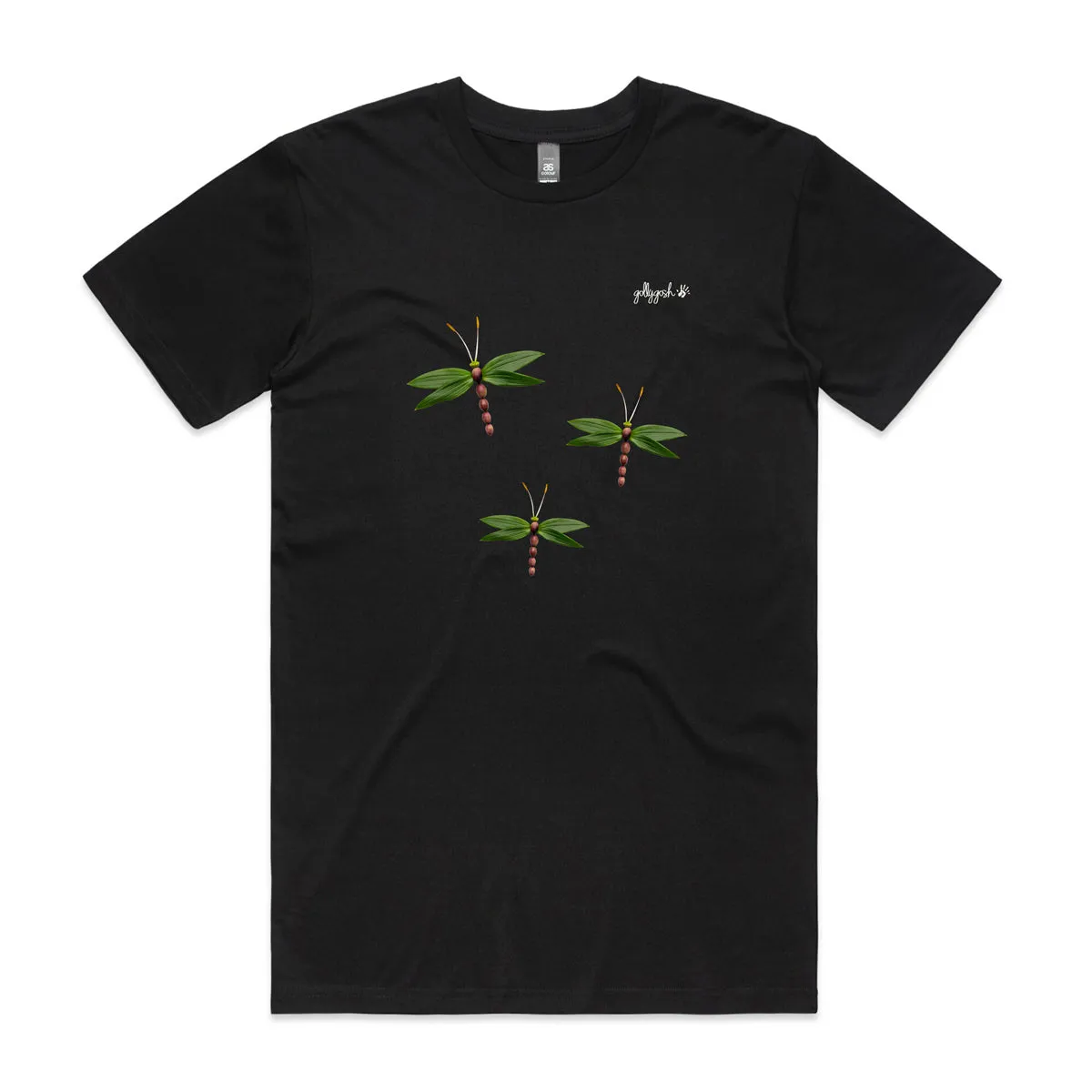 Olive Dragonflies Adult Tee