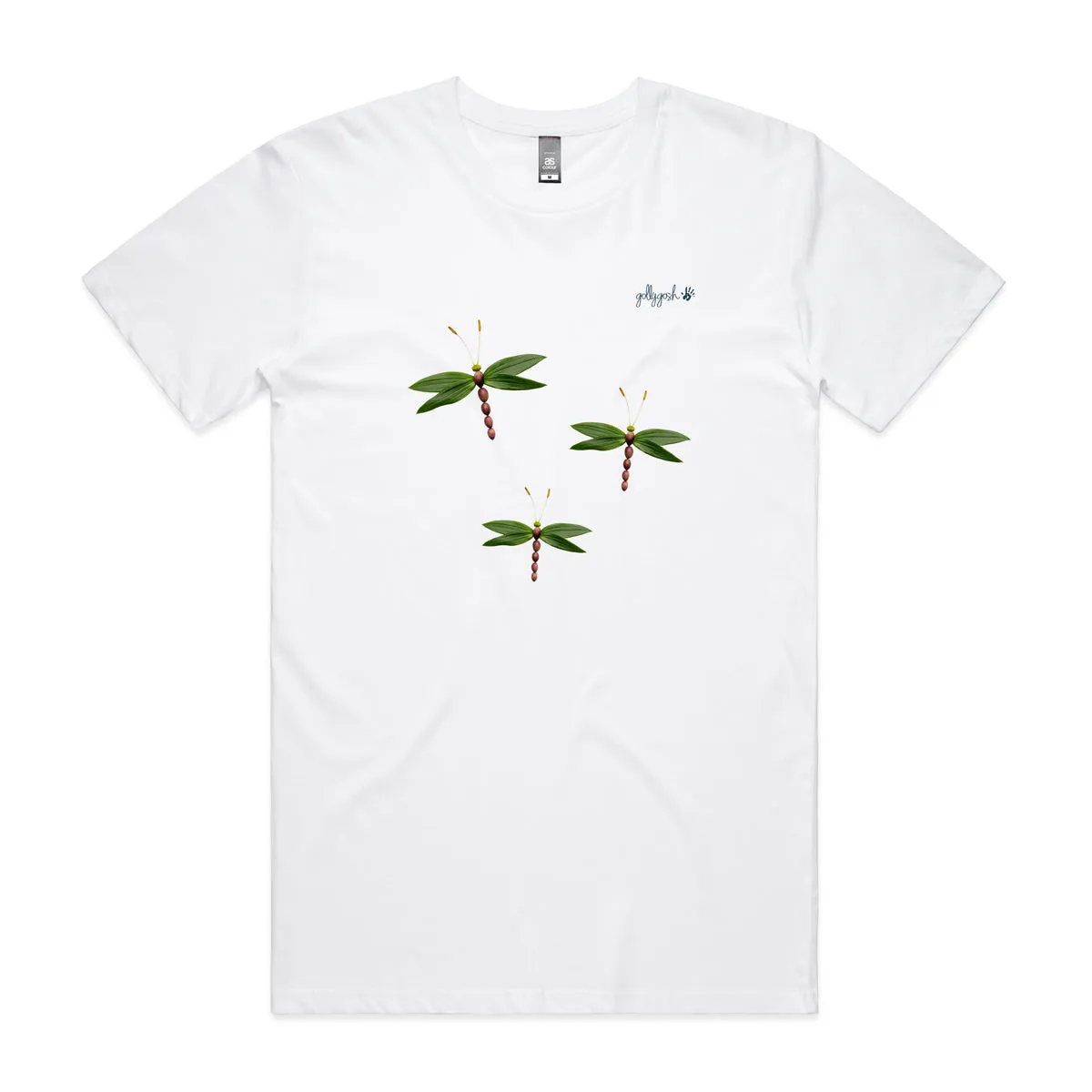 Olive Dragonflies Adult Tee