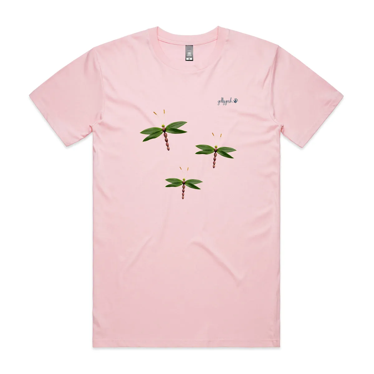 Olive Dragonflies Adult Tee