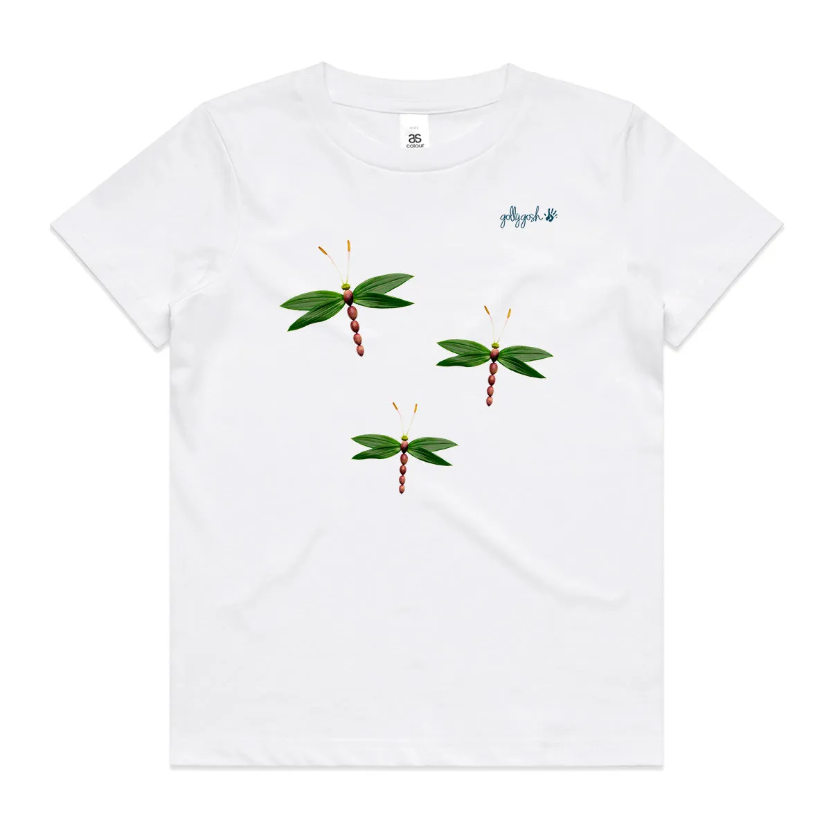 Olive Dragonflies - Kids Tee