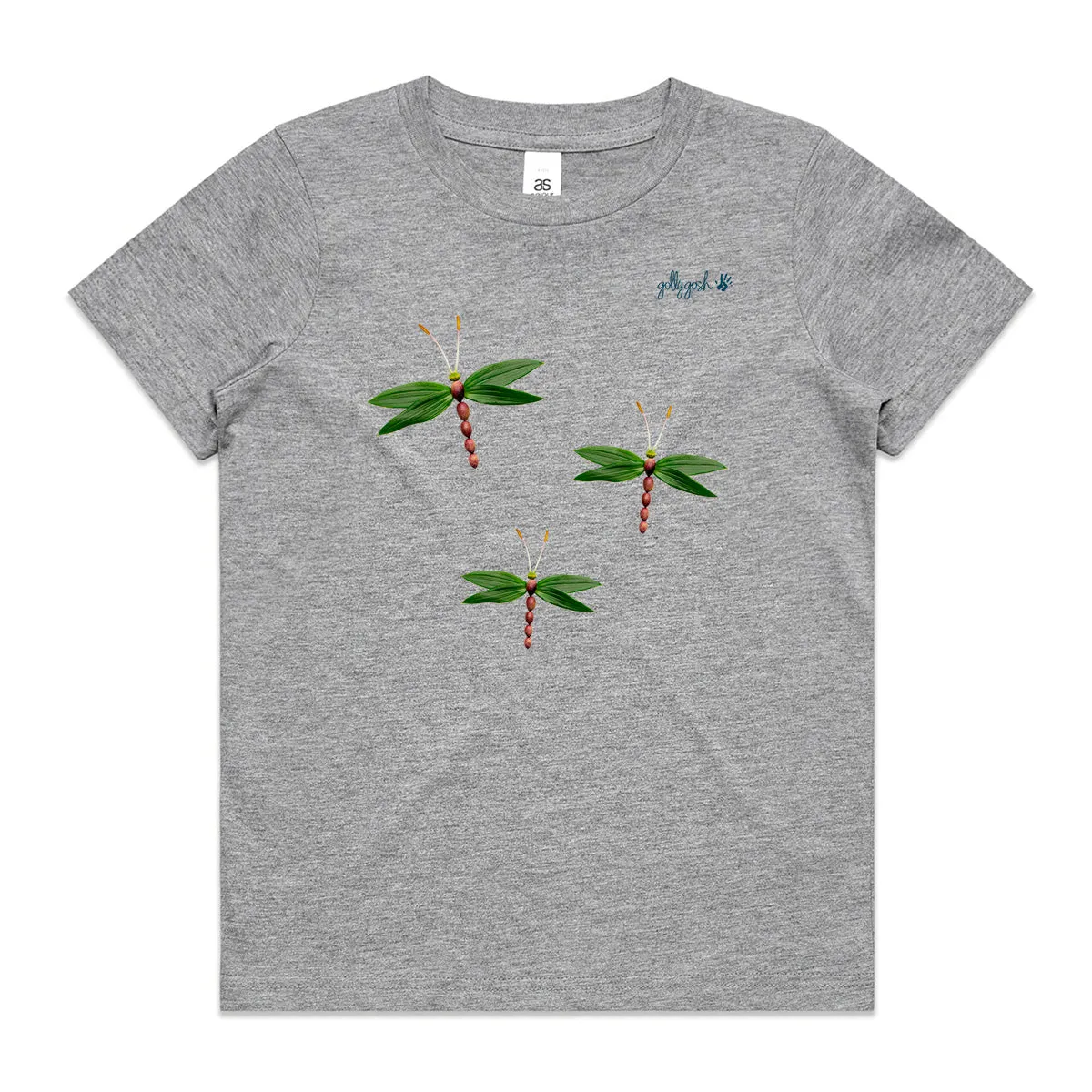 Olive Dragonflies - Kids Tee