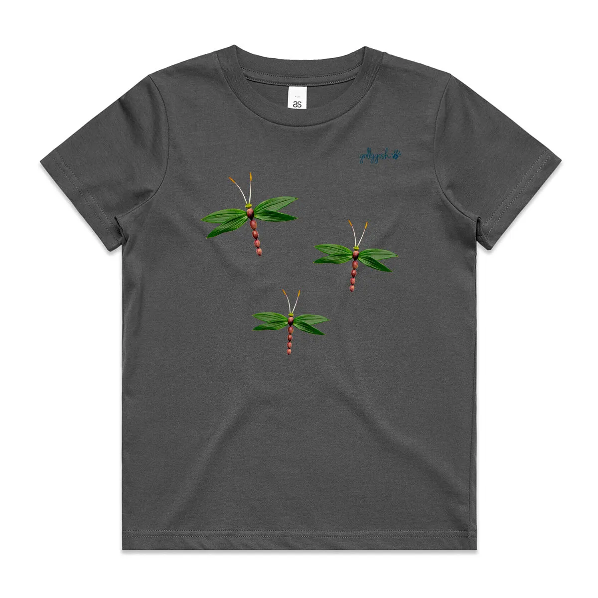 Olive Dragonflies - Kids Tee