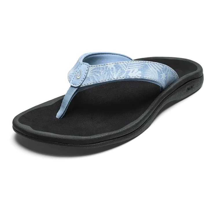 Olukai Women's Ohana - Pale Blue/Black