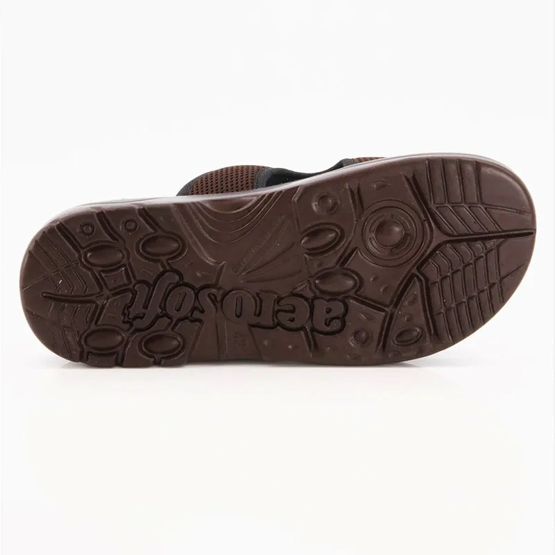 Original Aerosoft Comfort Men Brown Slipper