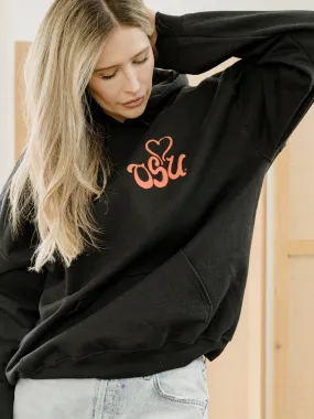 OSU Cowboys Lyric Puff Ink Black Hoodie