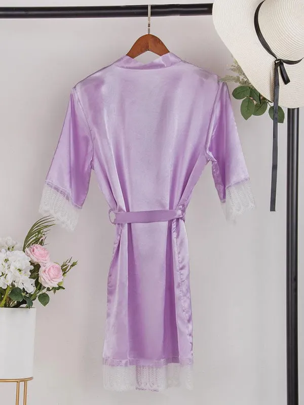 Personalized Bride Bridesmaid Gifts Lace Robes