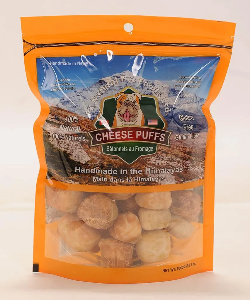 PK Natural's Cheese Puffs, Dog