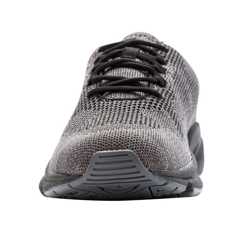 'Propet USA' Men's Stability Fly Sneaker - Lt. Grey / Dk. Grey