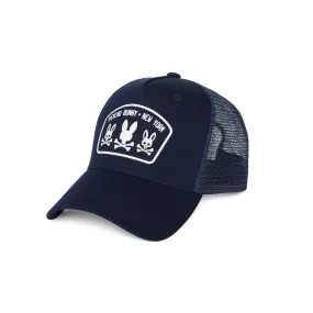 Psycho Bunny Lambert Trucker Cap - Navy