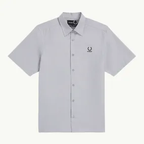 RAF SIMONS X FP EMBROIDERED SS SHIRT ECLIPSE