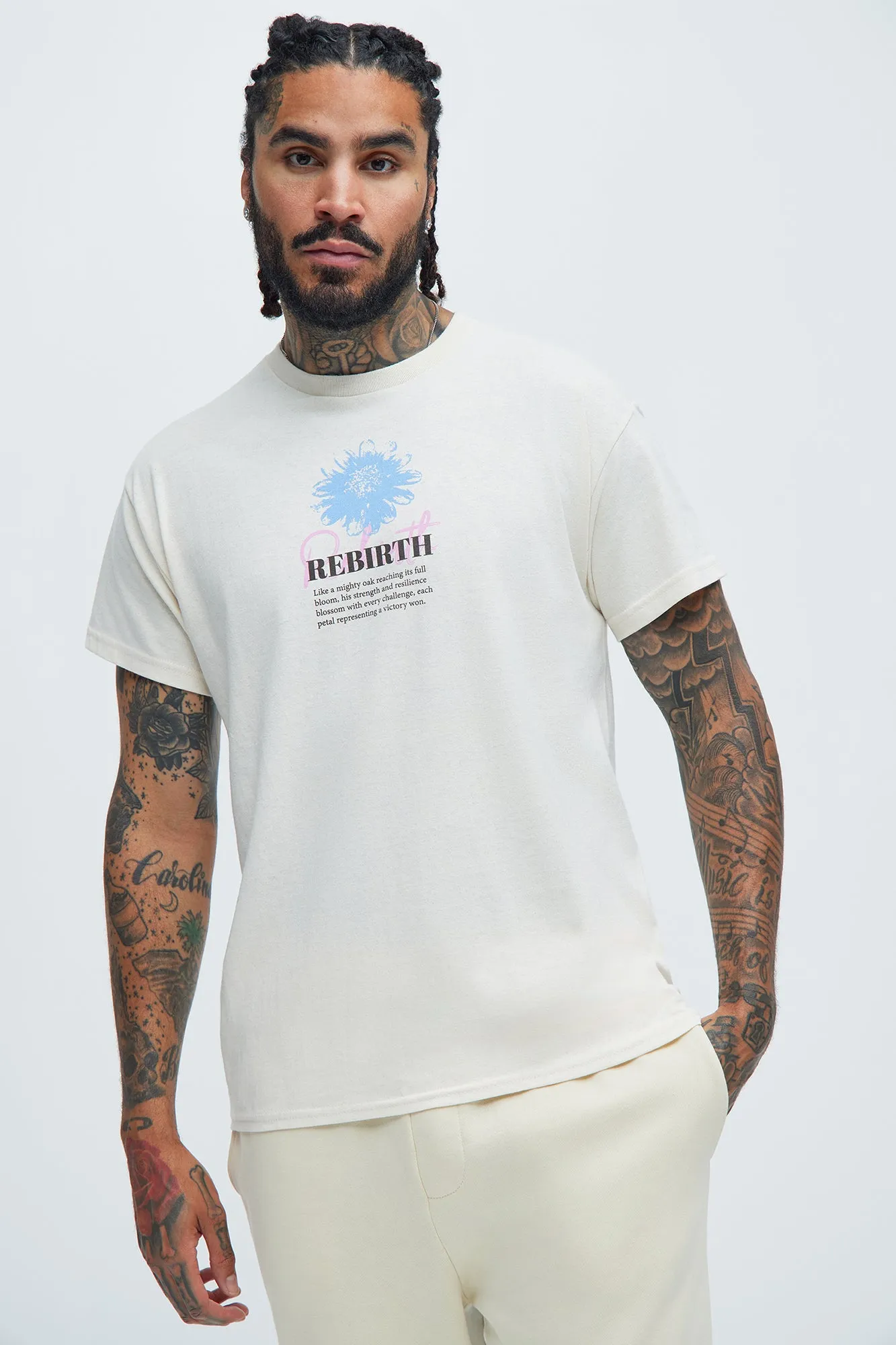 Rebirth And Bloom Short Sleeve - Natural/Combo