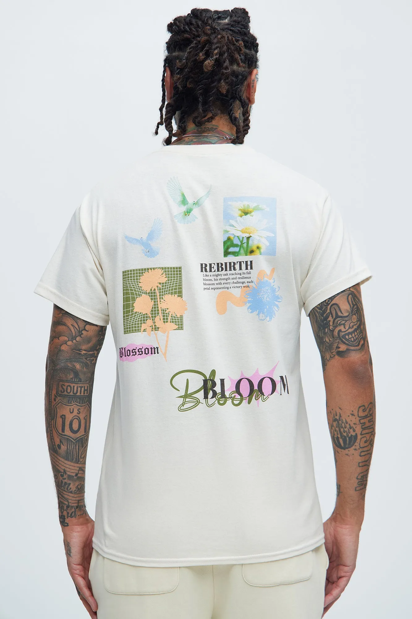 Rebirth And Bloom Short Sleeve - Natural/Combo