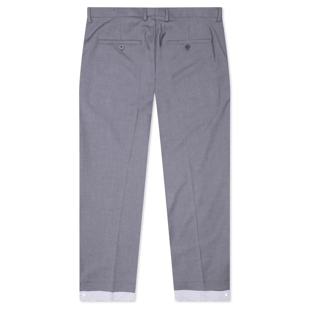 Removeable Panels Trousers - Grey