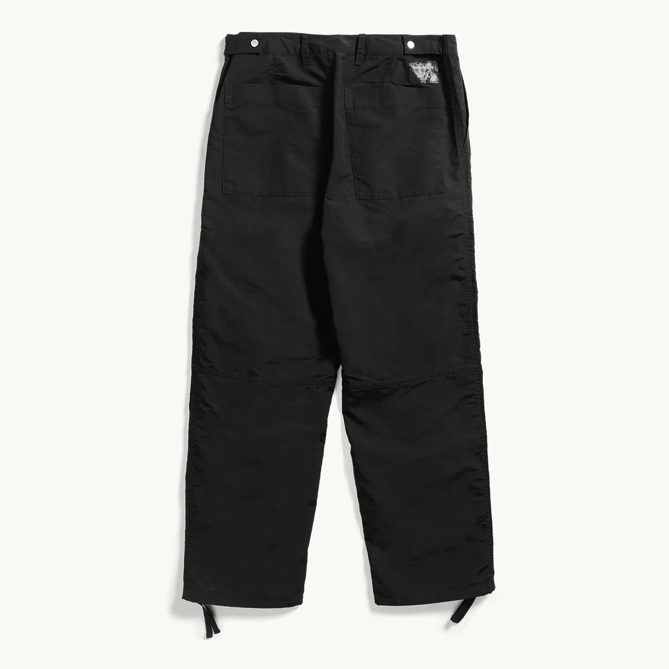 Sigur Relaxed Waxed Nylon Fatigue - Black