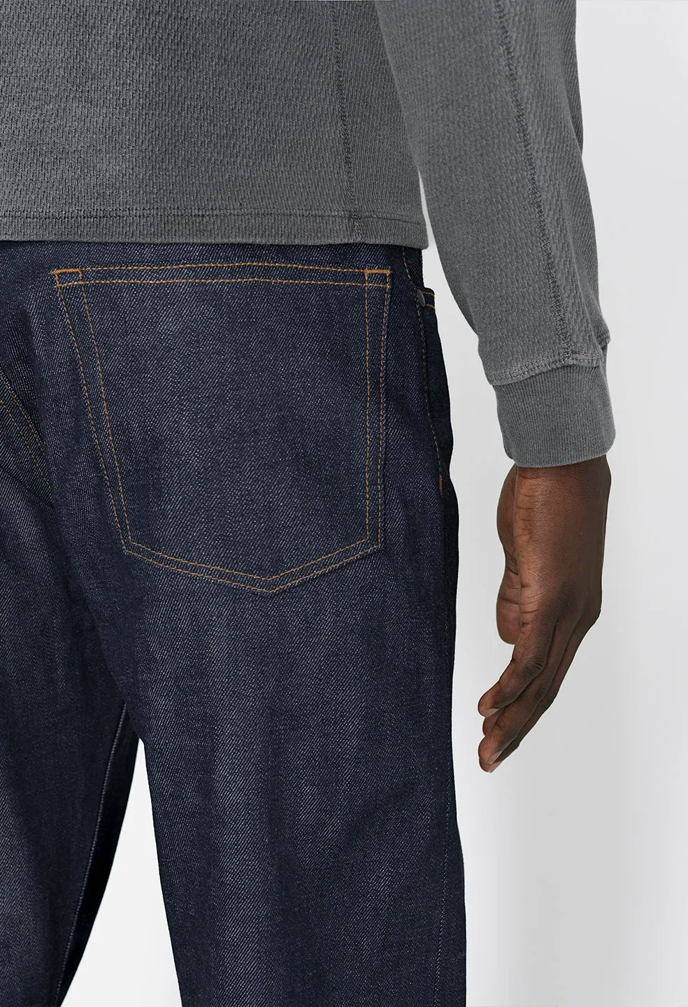 Sly High-Rise Straight / Selvedge Indigo