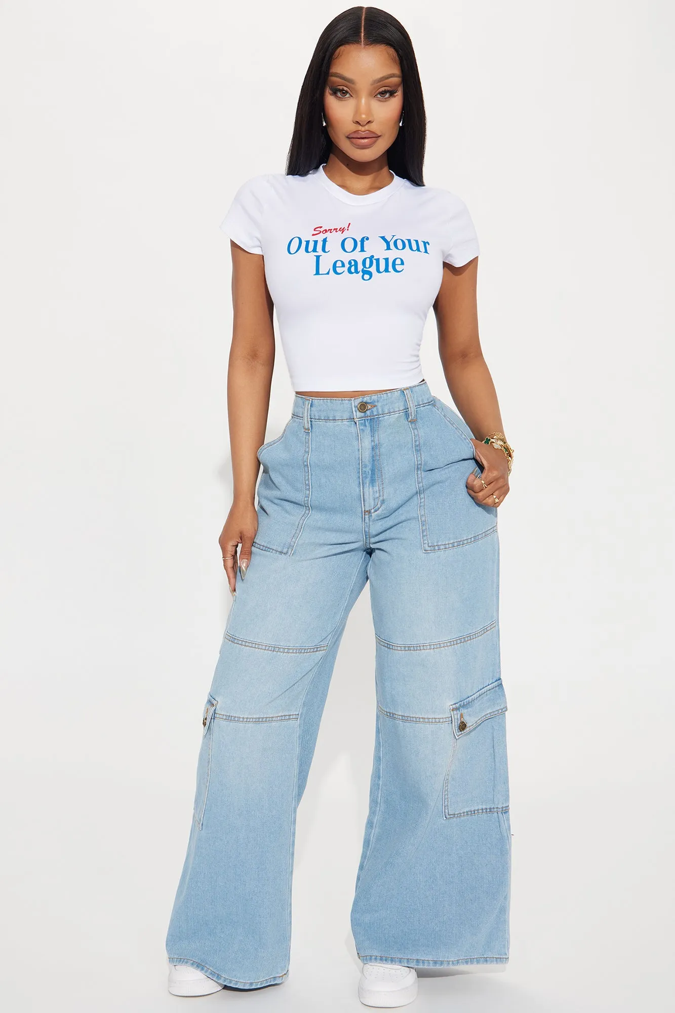 Sorry Out Of Your League Tee - White