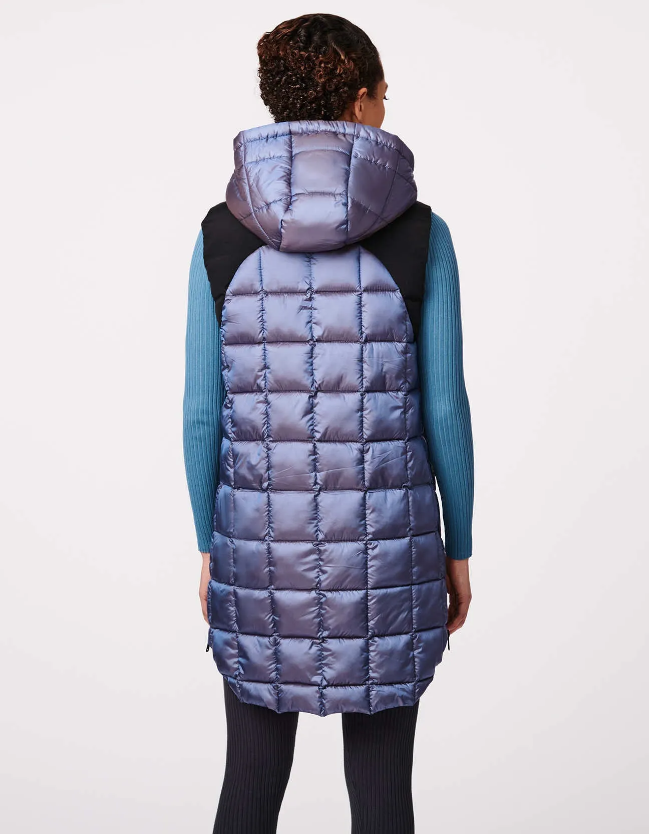 Square Hooded Puffer Vest