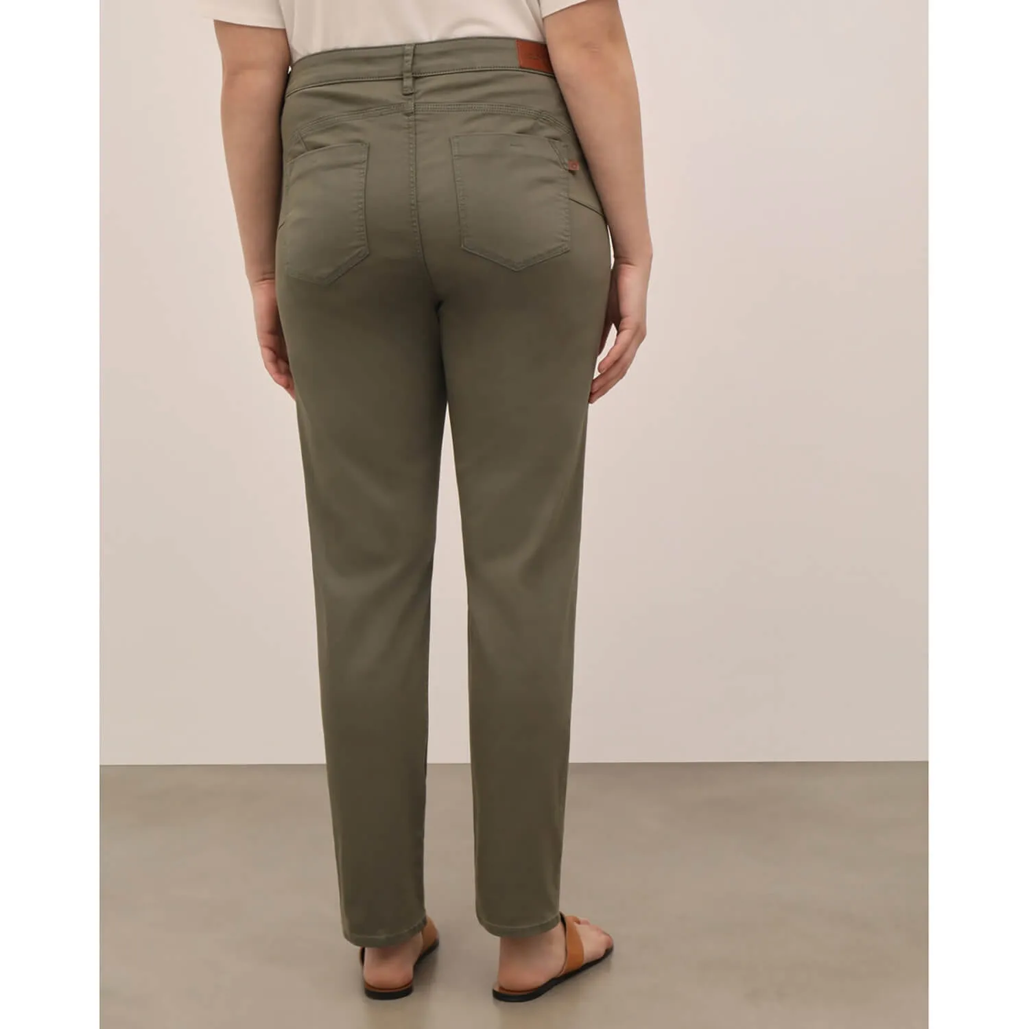 Straight Leg Pants - Green