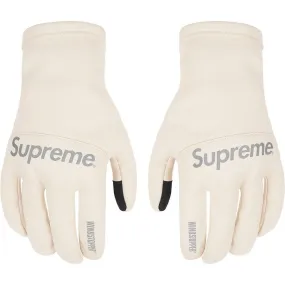 Supreme WINDSTOPPER Gloves (Stone)