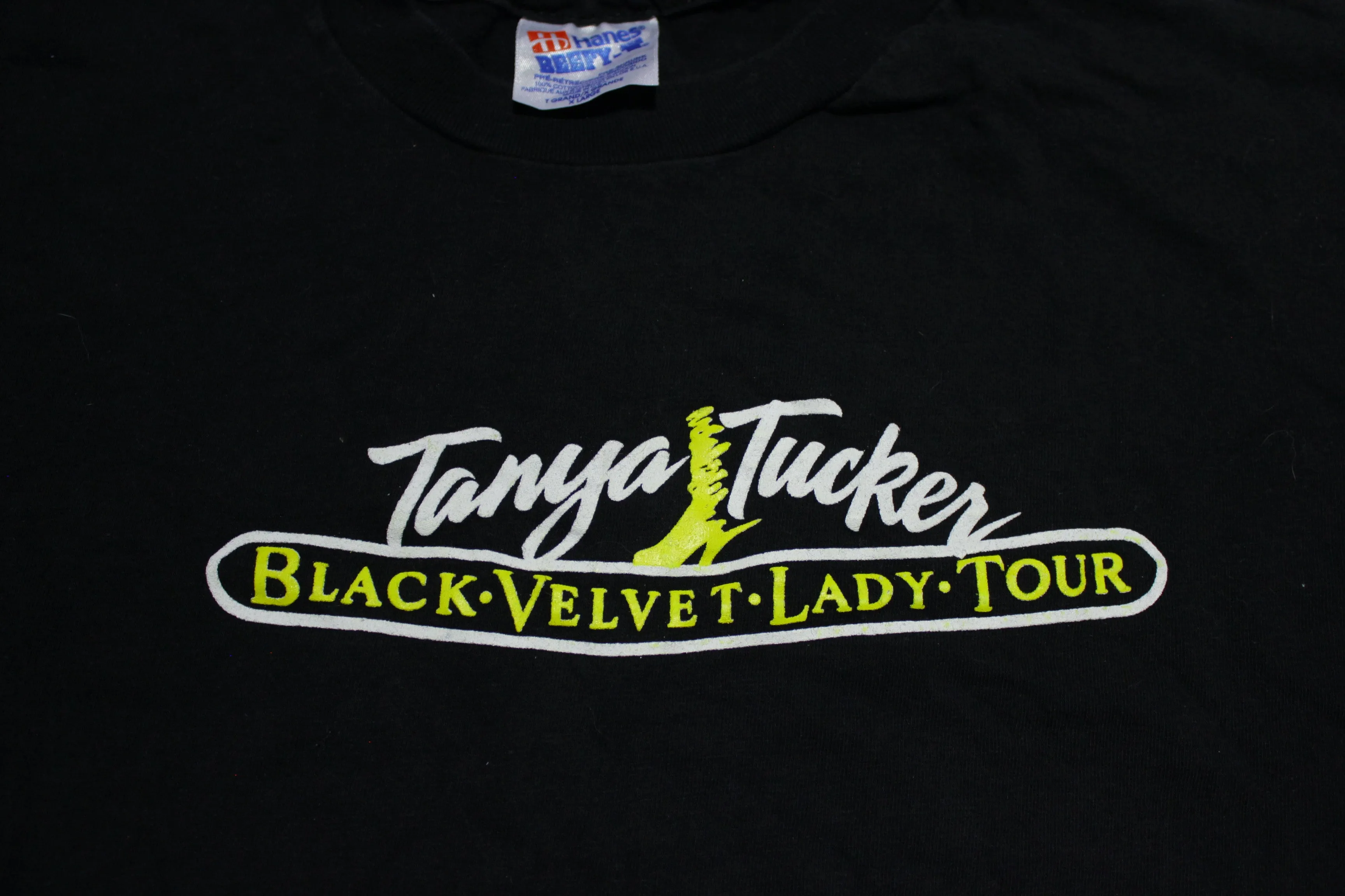 Tanya Tucker Black Velvet Lady Tour 1993 Vintage 90's Country T-Shirt