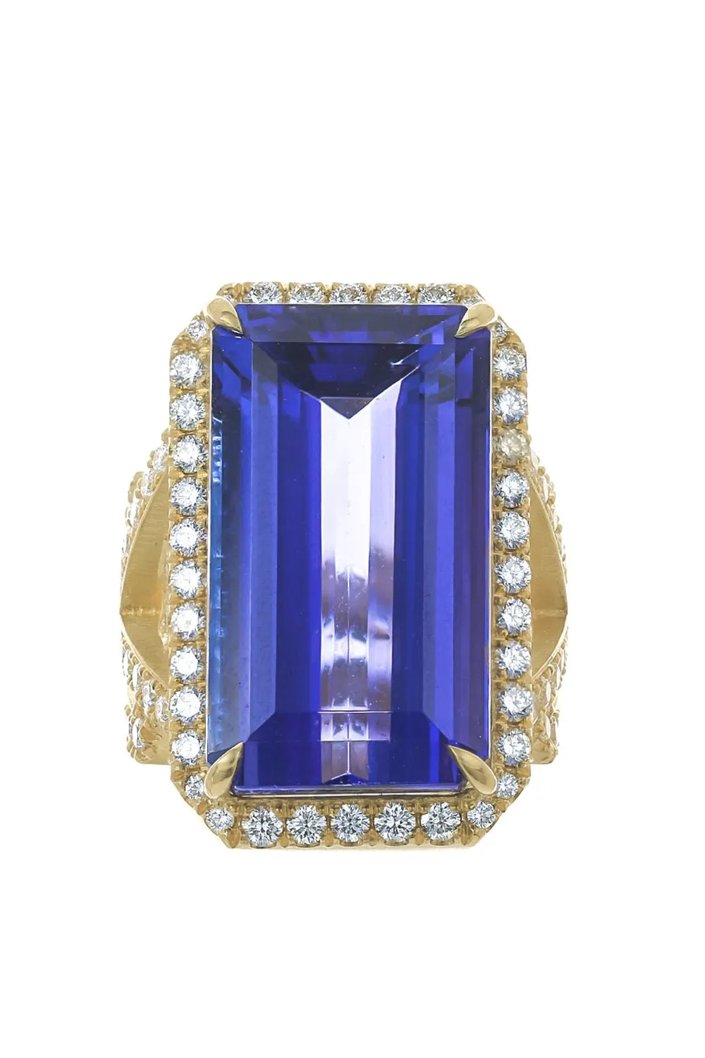 Tanzanite Diamond Ring