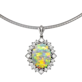 'The Fairy Princess' Dark Crystal Opal Necklace