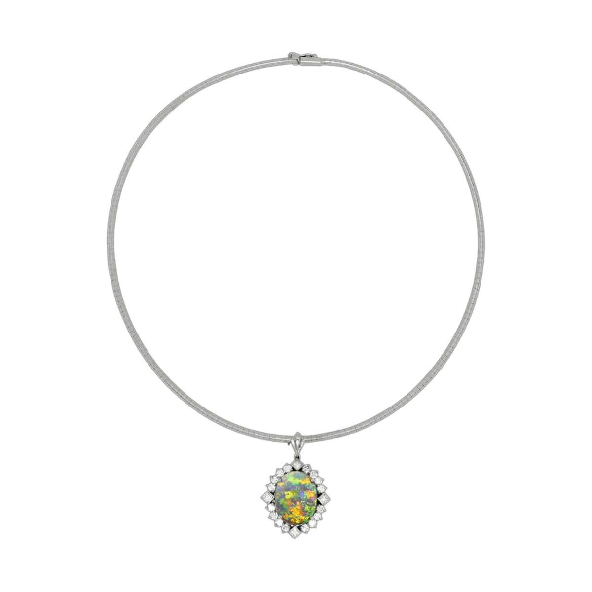 'The Fairy Princess' Dark Crystal Opal Necklace