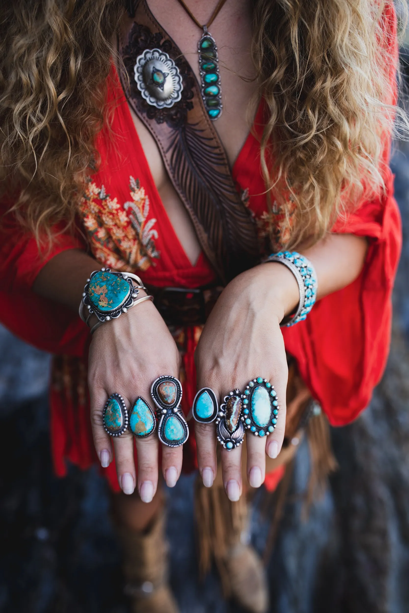 Vintage Navajo Turquoise Ring