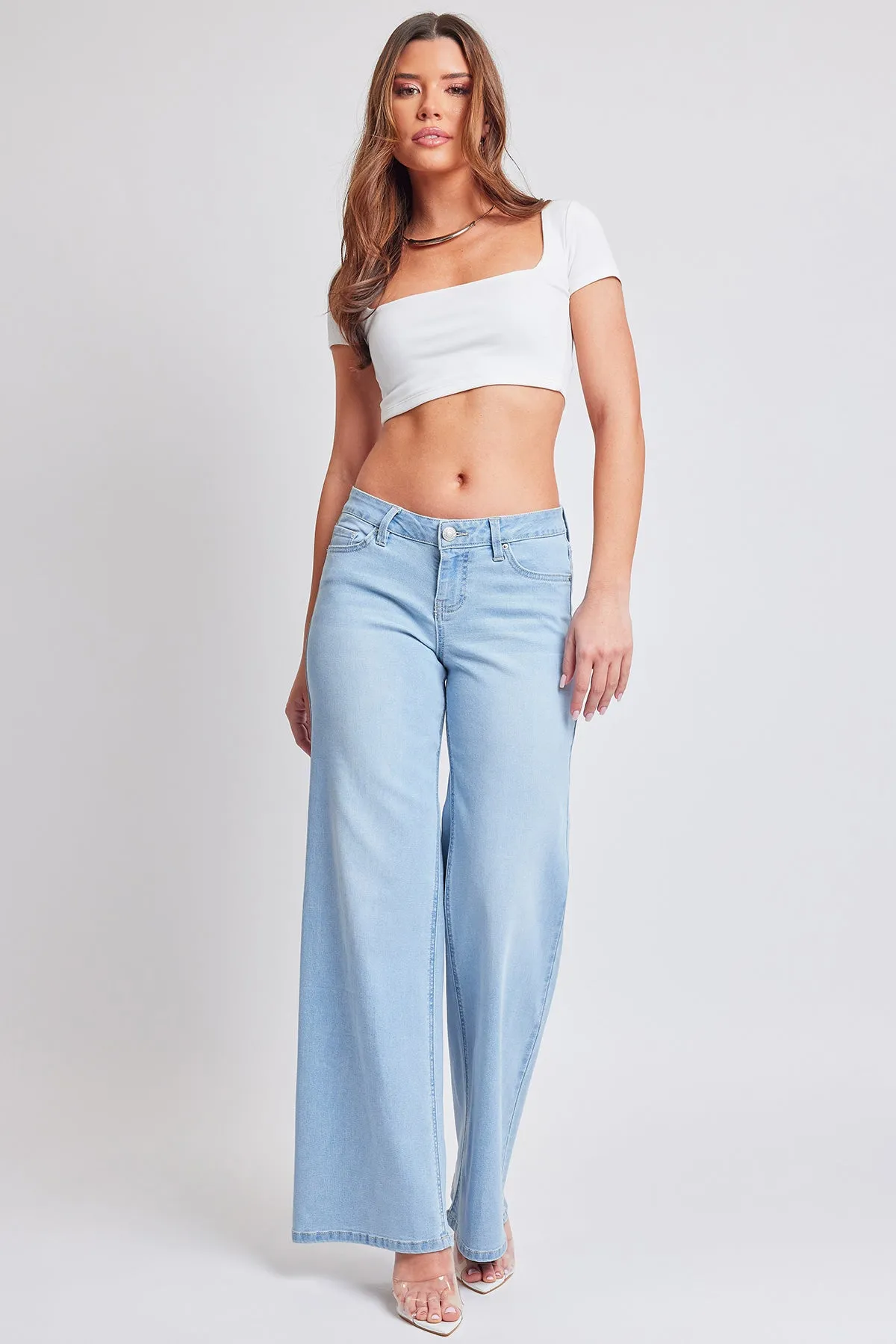 Women's Essential Low Rise Wide Leg Jeans